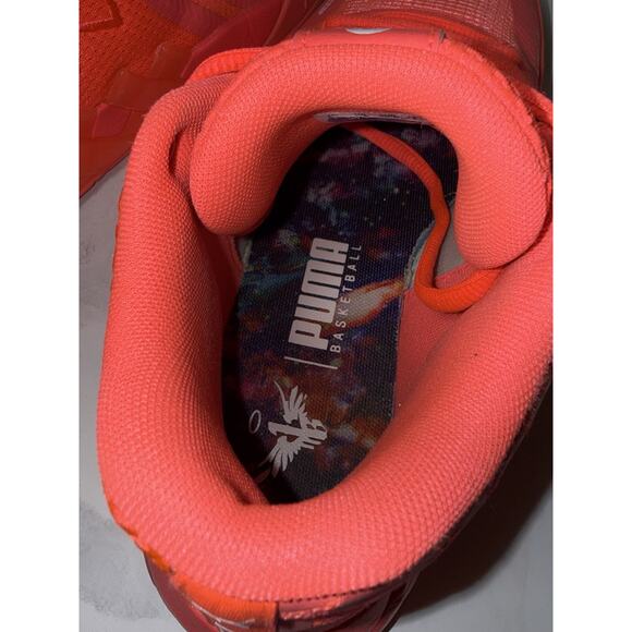 Puma MB.01 LaMelo Ball Red Breast Cancer Awareness Basketball Shoes 6.5 US - Picture 14 of 16